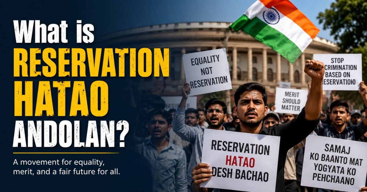 What is Reservation Hatao Andolan? A Complete Explainer 1 What is Reservation Hatao Andolan? A Complete Explainer